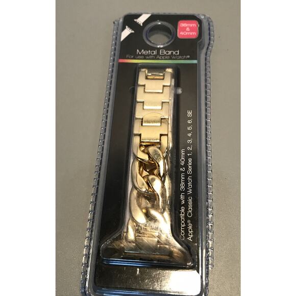 2 Apple Watch Band Replacement Metal Bracelet w Crystals For Use With 38 40mm - Picture 3 of 4